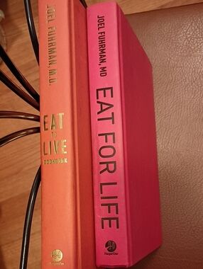 Eat To Live and Eat for Life Cookbooks -- Hardcover